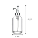 Distributeur de sirop en verre à pompe, 500 ml