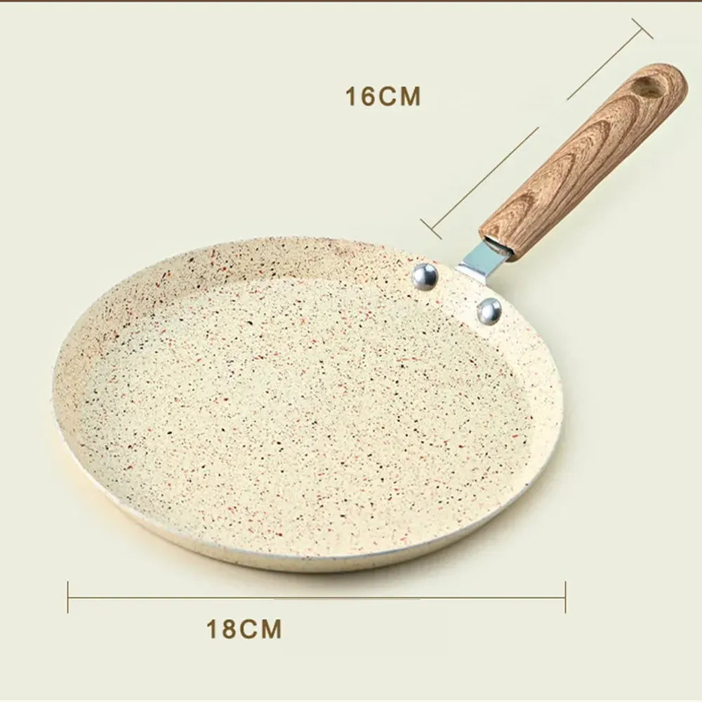 Poêle à crêpes antiadhésive, tous feux dont induction — 18 cm